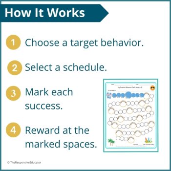 Beach Student Daily Behavior Incentive Reward Chart Student Reinforcement, image 3