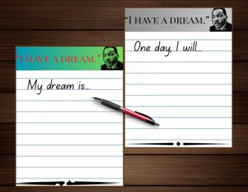 Printable Martin Luther King Jr. Stationery & Essay & Reflection Papers Digital, image 3