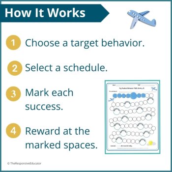 Airplanes Student Daily Behavior Incentive Reward Chart Student Reinforcement, image 3