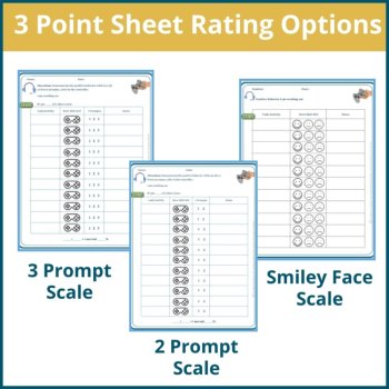 Gamer Student Behavior Point Sheet Daily Behavior Goal Data Editable Chart, image 2
