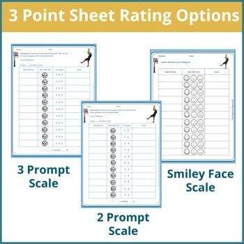 Basketball Student Behavior Point Sheet Daily Behavior Goal Data Editable Chart, image 2