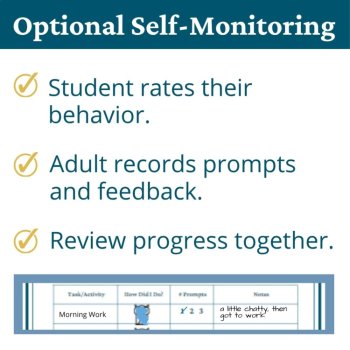 Autumn Student Behavior Point Sheet Daily Behavior Goal Data Editable Chart, image 4