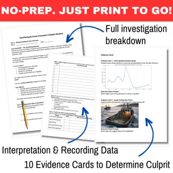 Overfishing & Ocean Ecosystem Collapse Mystery – Detective | SUB PLAN, image 3
