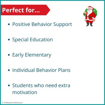 Christmas Student Behavior Token Board I Am Working For Reward System, image 4
