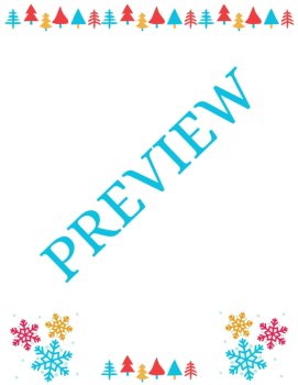 Ignite Joy! Jolly Trees & Snowflakes! Christmas Stationery 6 Printable Pages, image 2
