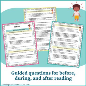 SEL Read Alouds Character Education Book Activities Read Aloud Activities, image 3