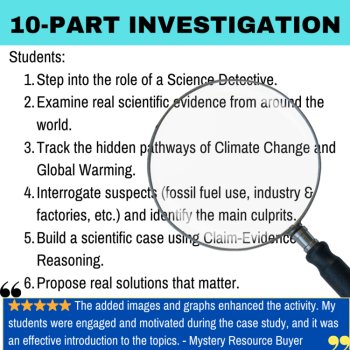 Climate Change and Global Warming Mystery – Human Impact Detective | SUB PLAN, image 2