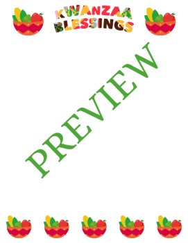 Share Kwanzaa Blessings Stationery | Inspire Writing & Celebrate Heritage!, image 2