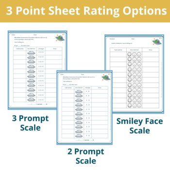 Aliens Student Behavior Point Sheet Daily Behavior Goal Data Editable Chart, image 2