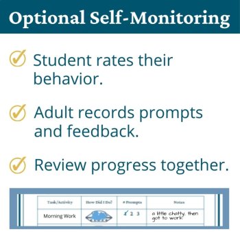 Aliens Student Behavior Point Sheet Daily Behavior Goal Data Editable Chart, image 4