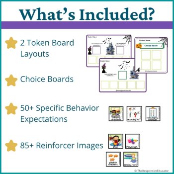 Halloween Student Behavior Token Board I Am Working For Reward System, image 2