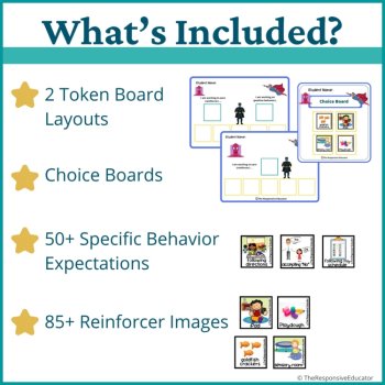 Superheroes Student Behavior Token Board I Am Working For Reward System, image 2