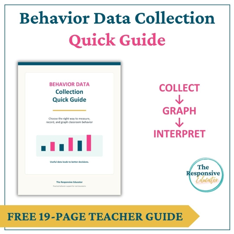 Collect Behavior Data - How To - Data Collection for Behavior Quick Guide