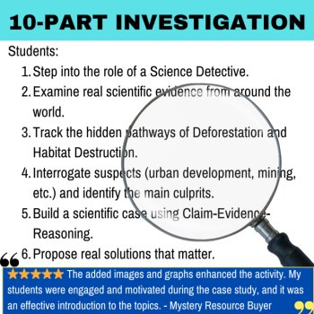 Deforestation & Habitat Destruction Mystery – Human Impact Detective | SUB PLAN, image 2