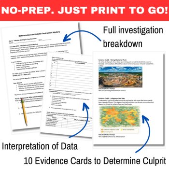 Deforestation & Habitat Destruction Mystery – Human Impact Detective | SUB PLAN, image 3