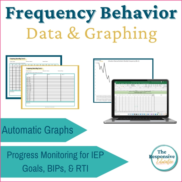 Frequency Behavior Data Sheet Student Data Tracking Graph Documentation Form