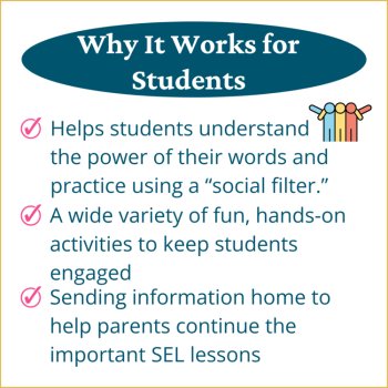 I Can't Believe You Said That Book SEL Character Education Read Aloud Activities, image 3