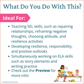 Baditude Book SEL Character Education Read Aloud Activities Emotional Regulation, image 4