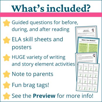 Bubble Gum Brain Book Read Aloud SEL Flexible Thinking Worksheets and Activities, image 2