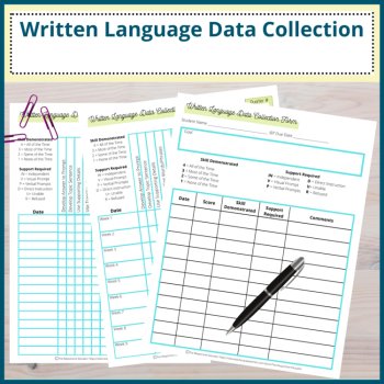 Academic IEP Data Collection Sheets, IEP Goals and Objectives Tracking, image 4