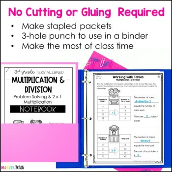 Multiplication and Division Word Problems, 2 digit by 1 digit Multiplication, image 4