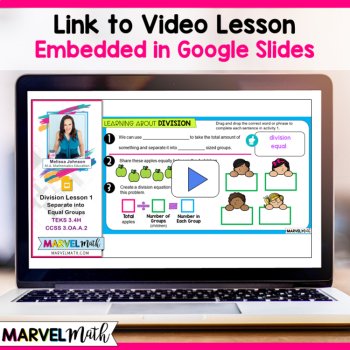 3rd Grade Intro to Division - Introducing Division with a Digital Activity, image 2