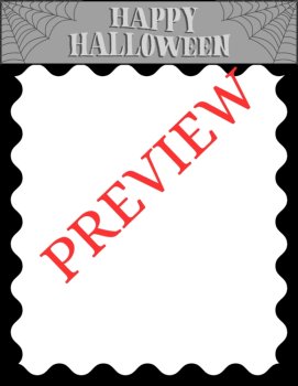 18 Halloween Stationery Pages Papers (Color/Black & White) (Lined/Unlined), image 3