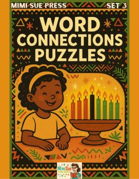 10 Kwanzaa Word Connections Puzzles SET 3 (Holiday/Party Game), image 2