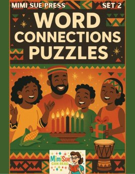 10 Kwanzaa Word Connections Puzzles SET 2 (Holiday/Party Game), image 2