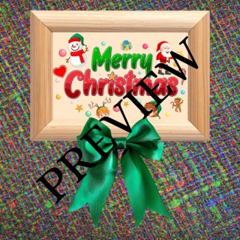 Framed Christmas Greetings 14 Digital Wallpapers/Backgrounds 300 dpi, image 4