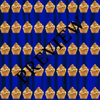 Golden Cupcakes 14 Digital Wallpapers/Backgrounds (300 dpi), image 3