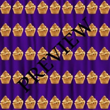 Golden Cupcakes 14 Digital Wallpapers/Backgrounds (300 dpi), image 4