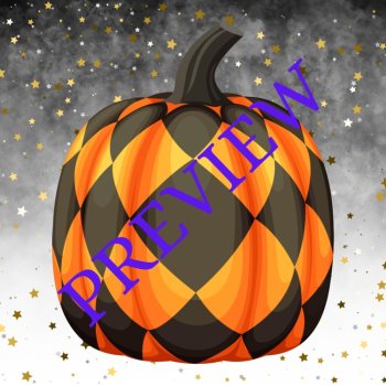 Midnight Pumpkin Patch (Set #2) 14 Digital Wallpapers/Backgrounds (300 dpi), image 3