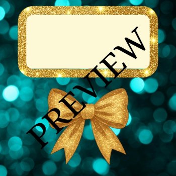 Shimmer & Bows Blank Christmas Signs 14 Digital Wallpapers/Backgrounds 300 dpi, image 2