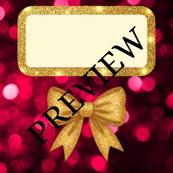 Shimmer & Bows Blank Christmas Signs 14 Digital Wallpapers/Backgrounds 300 dpi, image 4