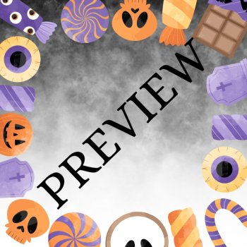 Smoky Halloween Borders 14 Digital Wallpapers/Backgrounds (300 dpi), image 2