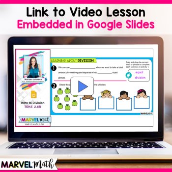 Google Classroom 2nd Grade Intro to Division TEKS 2.6B, image 2