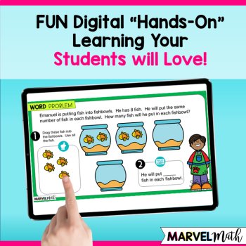 Google Classroom 2nd Grade Intro to Division TEKS 2.6B, image 3