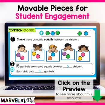 Google Classroom 2nd Grade Intro to Division TEKS 2.6B, image 4