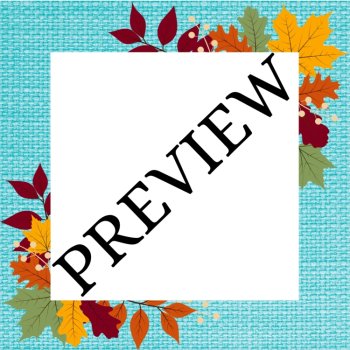 Fall Frames (Aqua Burlap) 14 Digital Wallpapers/Backgrounds (300 dpi), image 3