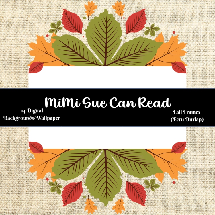 Fall Frames (Ecru Burlap) 14 Digital Wallpapers/Backgrounds (300 dpi)