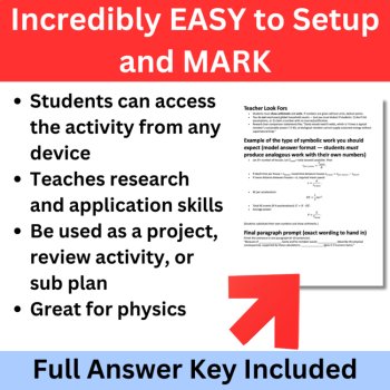 The Science of Santa Physics Investigation Activity | Christmas 11th, 12th Grade, image 4