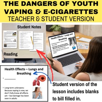 The Dangers of Youth Vaping and e-Cigarettes Lesson | High School | Teen Vaping, image 2
