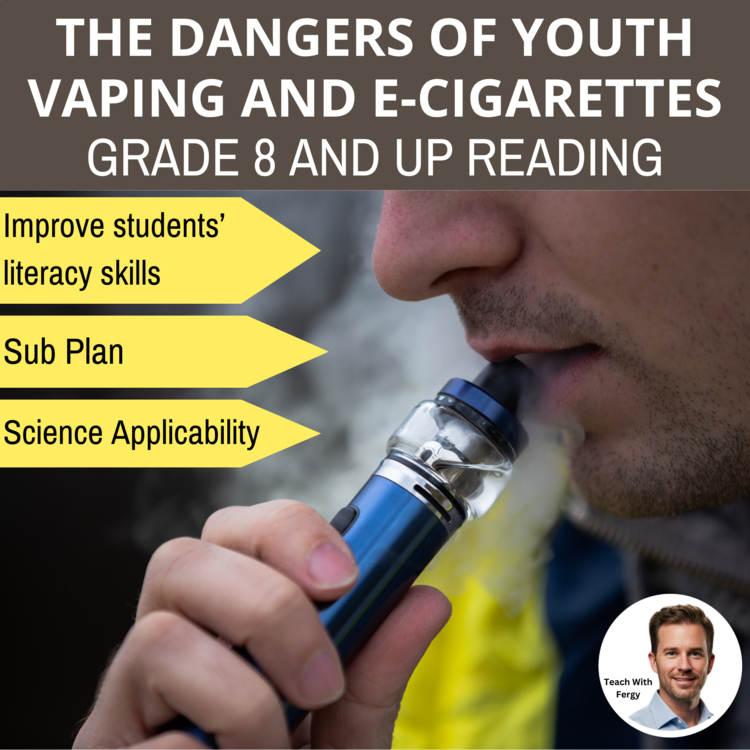The Dangers of Youth Vaping and e-Cigarettes Reading | Grade 8 and Up Reading