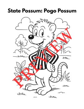 46 Georgia State Symbols Coloring Pages (Words & Pictures), image 4