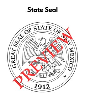 44 New Mexico State Symbols Coloring Pages (Words & Pictures), image 2