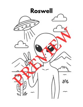 44 New Mexico State Symbols Coloring Pages (Words & Pictures), image 4