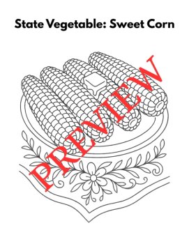 42 Illinois State Symbols Coloring Pages (Words & Pictures), image 3