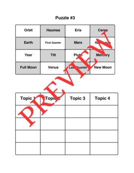 8 Science Word Connections Puzzle Sets Bundle (Upper Elementary) (24 Puzzles!), image 2