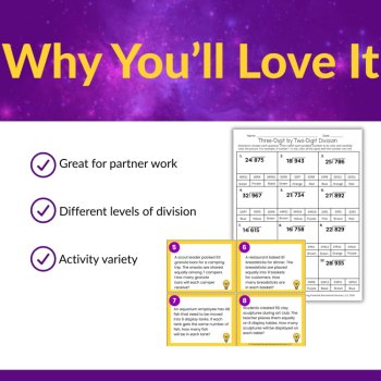 Differentiated Long Division Activities Bundle | Grades 4 and 5, image 3